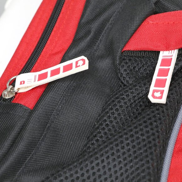 Molson Canadian Large Duffle Bag Travel Hockey Sports Gym Red Black White NEW - Picture 7 of 9